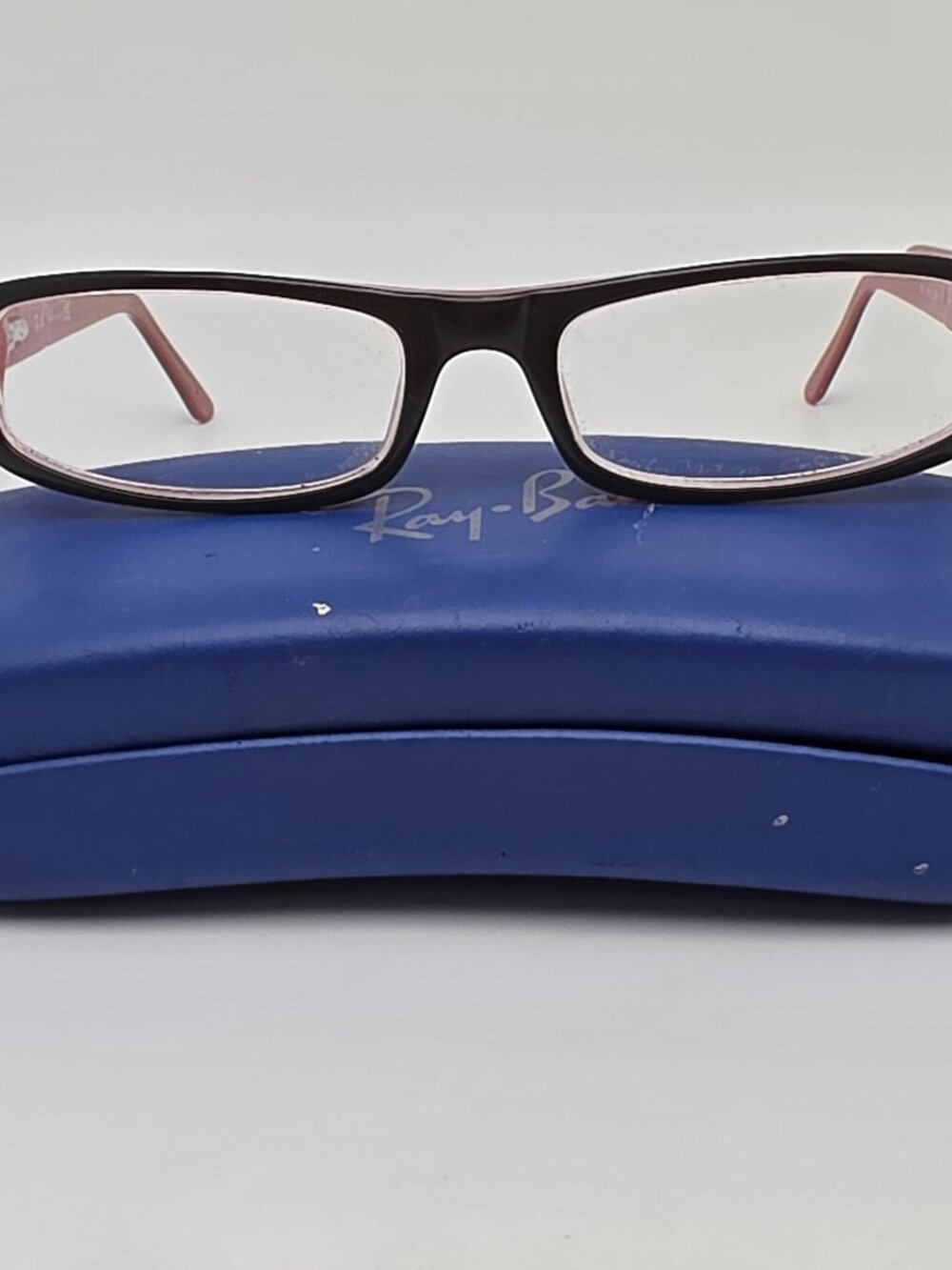 Ray-Ban RB5127 2296 Dark Grey on Pink Kids Eyeglasses Frame w Flexhinge and Case